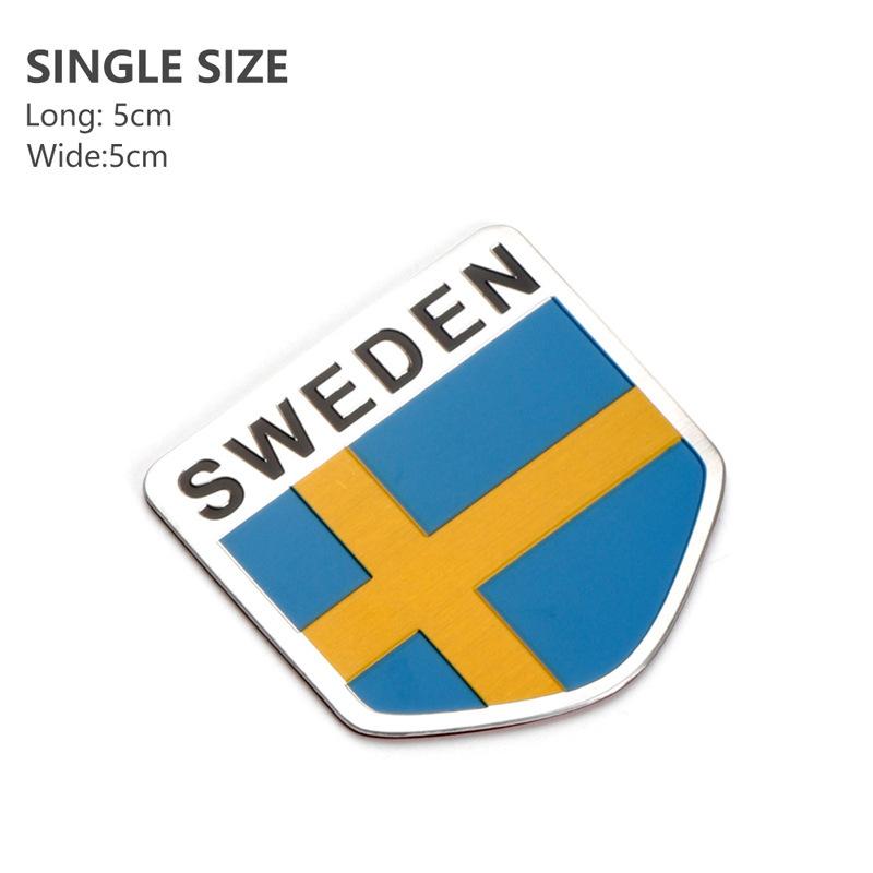 Car Side Logo Sticker Decoration Accessories For AWD Volvo V40 V50 S60 S60L S80L XC60 S40 XC40 XC90 V60 S80 S90 V90 T5 T6 T8