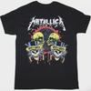 Metallica Guns N Roses Тур 1992 года Черная Унисекс Рок Футболка Унисекс Футболка