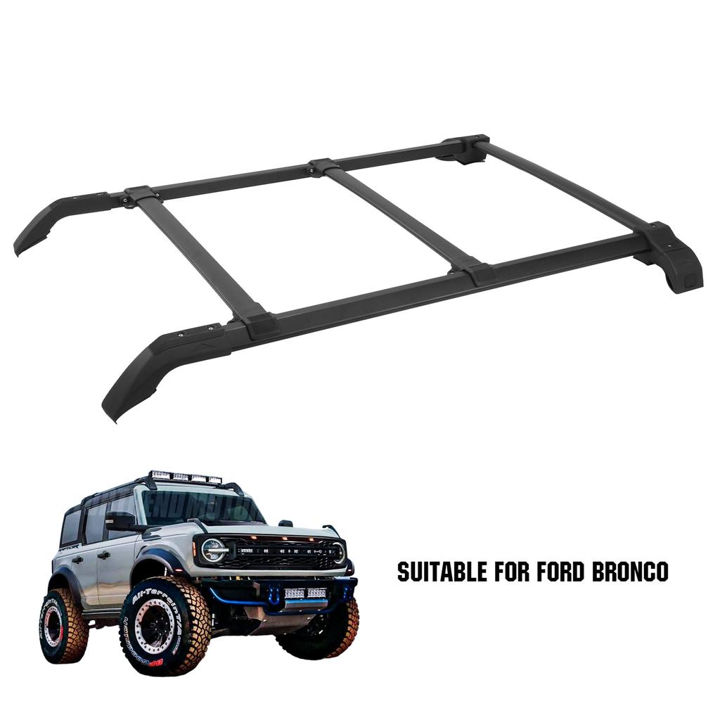 For Ford BRONCO Extended Roof Rack Lightweight Hardtop Cross Bars Kit Roof Expansion Platform Luggage Frame Modification