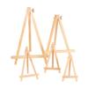 Foldable Triangle Display Stand Painting & Sketch Desk Stand Tripod Holder Wood Mini Easel  Desk