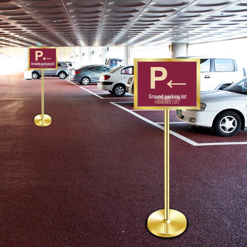 Stainless Steel Display Sign Stand