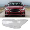 Left/Right Replacement Headlamp Cover Headlight Lens Cover IN2502157 260604HB0B 26010-4HB0A for Q50 2014-2021
