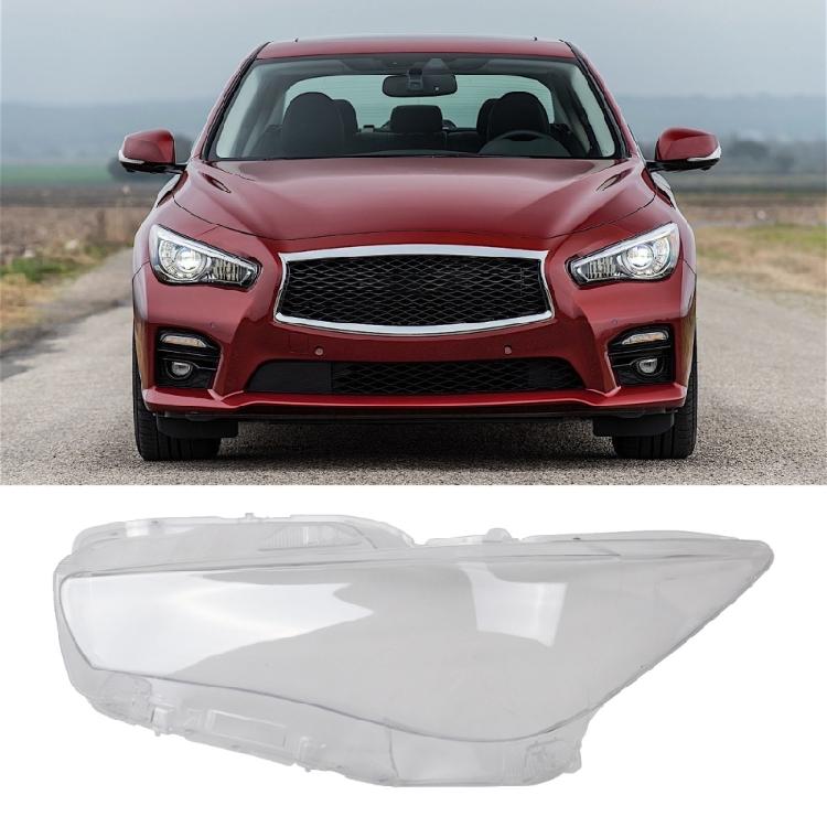 Left/Right Replacement Headlamp Cover Headlight Lens Cover IN2502157 260604HB0B 26010-4HB0A for Q50 2014-2021
