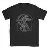 Vintage Vitruvian Hunters Alien Movie Xenomorph T-Shirt Men Round Neck 100% Cotton T Shirts Short Sleeve Tees New Arrival Tops
