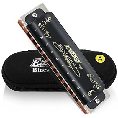 East Top Blues A 20 Латунь Холст Чистка для и Диатоническая Губная Гармошка, 10 Отверстий, Тональность, Тоны, Крышка, Чехол, Ткань, Начинающие, Профессионалы, Обучение,