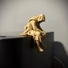 3D-печатная фигурка воина Темный стиль Скульптура самурая Забавные украшения ниндзя Настольные