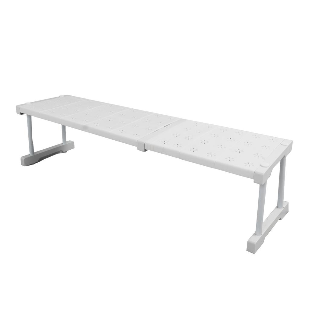 Расширяемый органайзер для полок шкафа, регулируемая экономящая место натяжная полка для гардероба или под раковину, ширина 24 см, высота 22 см