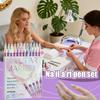 12 цветов Маркеры для нейл-арта Гель-лак Ручки для начинающих DIY Маникюр Дизайн Салон Профессиональный набор для рисования ногтей с тонким кончиком