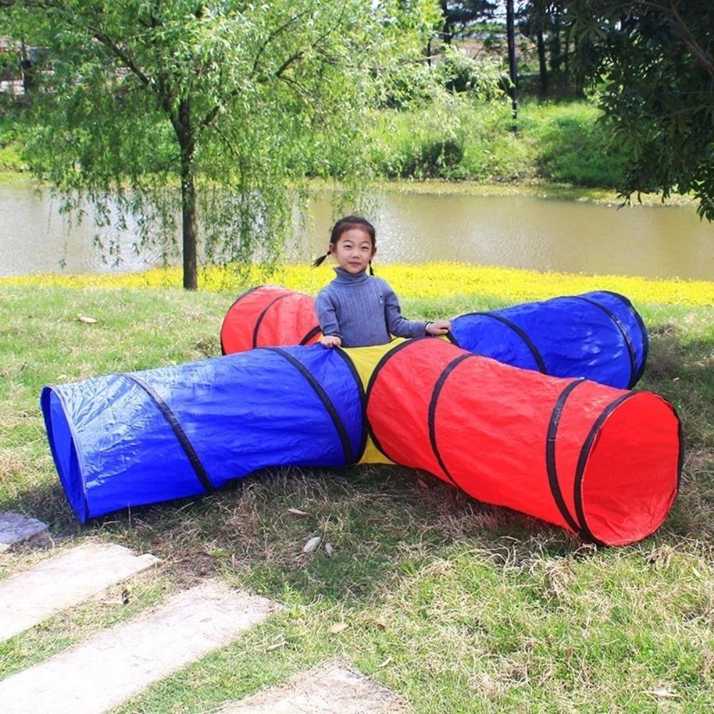 Children Baby Play Games Crawling Tunnel Toys Tent Tunnel Toys Sunshine Tunnel Tent Crawling Games