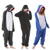 Women Onesies Shark Pajamas Halloween Cosplay Costume Anime Kigurumi Fleece Footed Pijamas One-piece Christmas Outfit