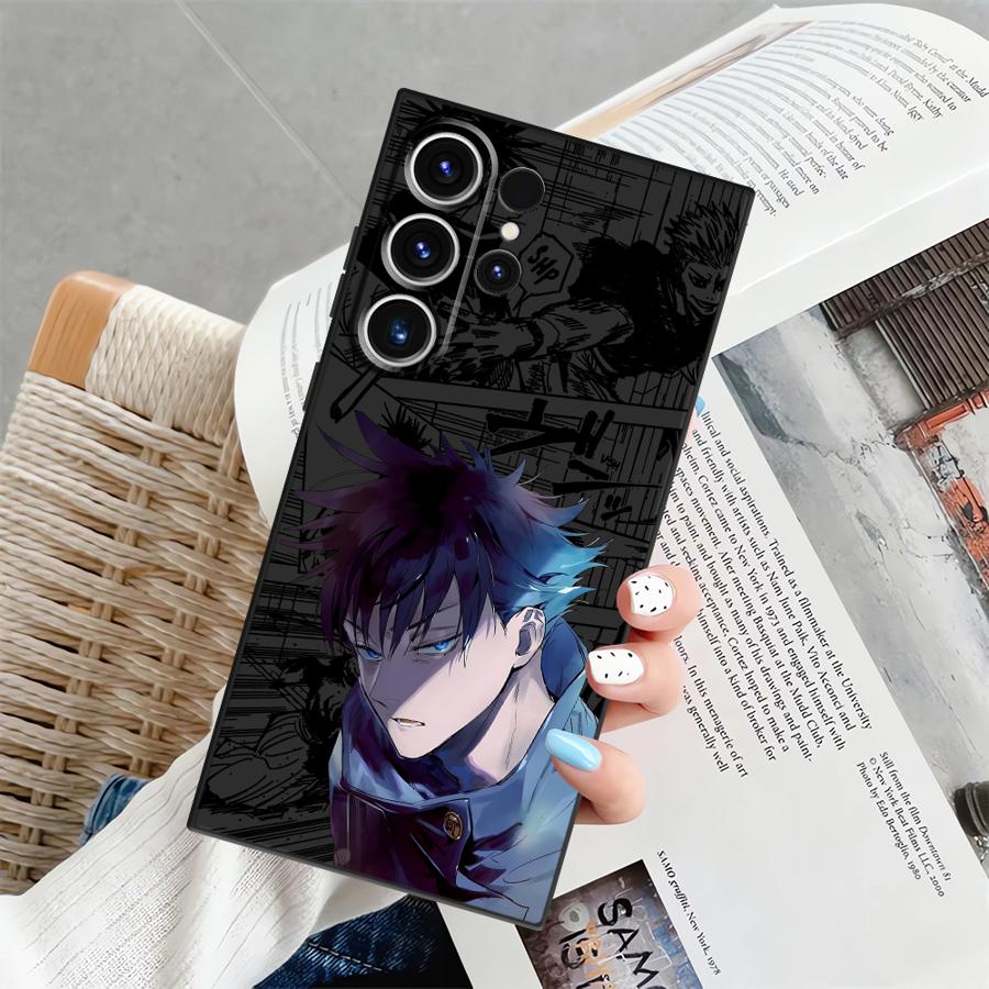 Аниме J-ujutsu Cool Kaisen Чехол для Samsung Galaxy S25 Ultra S24+ S25+ S9 S20 S21 S22 S24 Plus S23 FE Мягкая задняя крышка телефона
