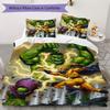 Hulk Superhero Comic Battle Bedding 1 Duvet Cover 2 Pillowcase Without Core Without Core Bedding Set Soft And Comfortable