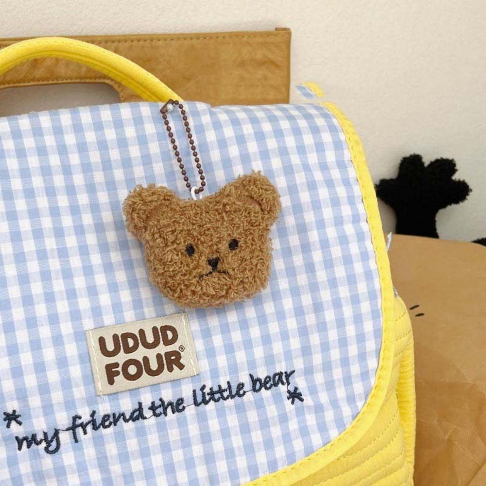 Stuffed Plush Dolls Cute Bear Plush Pendant Bag Pendant Plush Toy Cartoon Key Chain Birthday Gift
