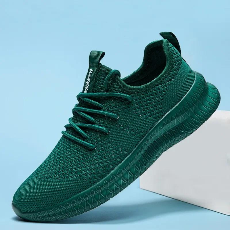 Fashion Fujeak Hot Sales Men Sneakers Mesh Casual Shoes Plus Size Vulcanize Shoe Walking Sneakers Black Men Running Tenis Masculino