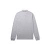 Emporio Armani Однотонная мужская футболка-поло с длинным рукавом Серый 8N1F13-1J0SZ-0616