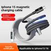 Магнитный USB-C кабель для зарядки с быстрой зарядкой 100 Вт для Apple iPhone 15, устройств Huawei