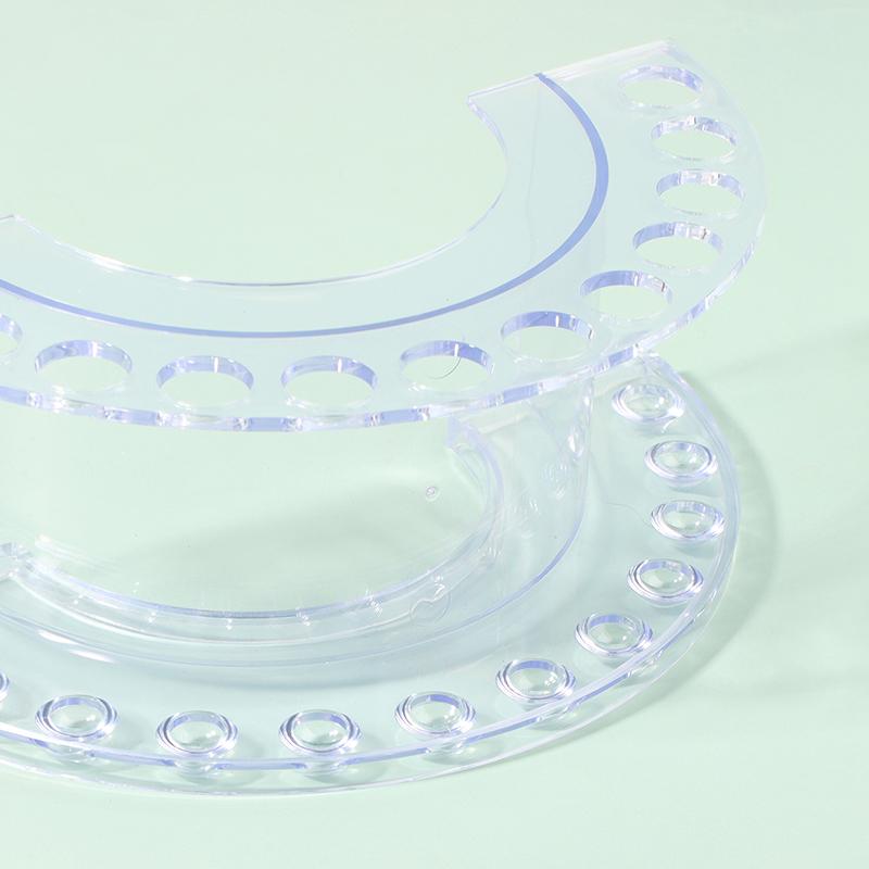 Подставка для тюбика с кистью для бровей, держатель для хранения кистей для ресниц, пинцет, держатель для помады, акриловая подставка для ручек, косметические инструменты