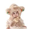 Baby Hat Scarf Integrated Neck Hat Baby Autumn and Winter Cute Super Cute Boys and Girls Winter Children's Ear Hat