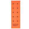 Resetting Target Metal Rotating Shooting 5 Targets with Stickers for Outdoor Range Shooting