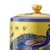 Керамическая банка для чая, бутылка для хранения, банка, глазурованный, ручная роспись, герметичный контейнер