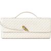 Joryin Woven Purse for Women Evening Clutch Woven Leather Handbags Crossbody Bag Purse Formal Evening Bag, Vegan Leather