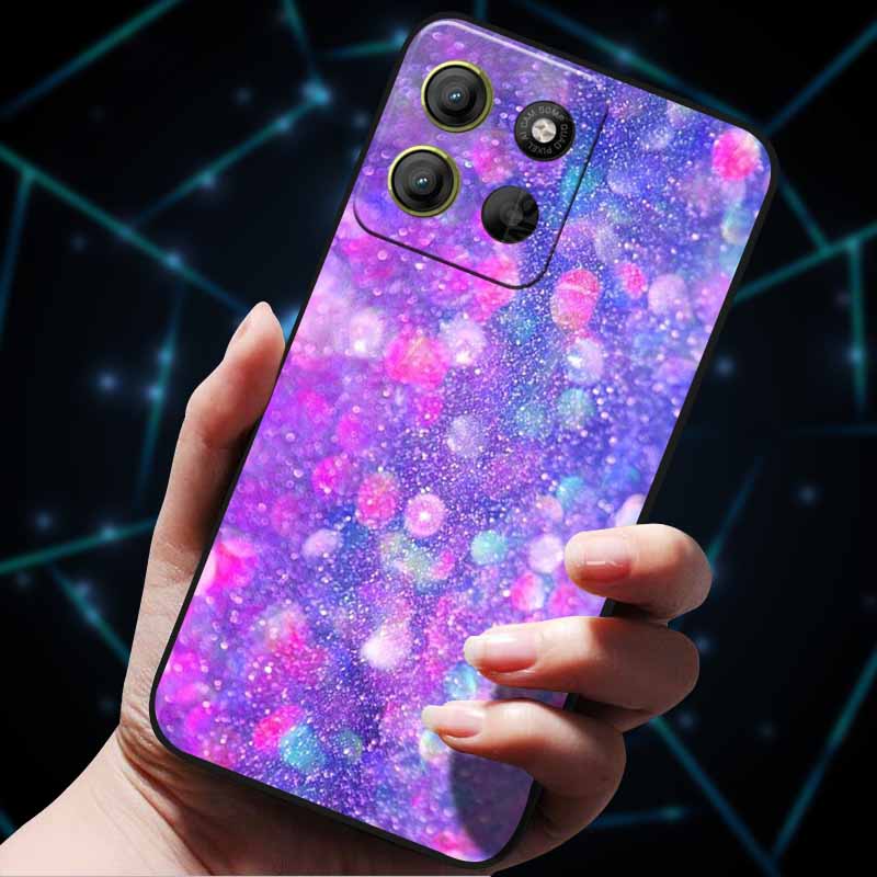 For Moto G15 4G Case Painted Cats Soft Silicone Lovely Back Case for Motorola Moto G15 Power G 15 Phone Cover MotoG15 etui Funda