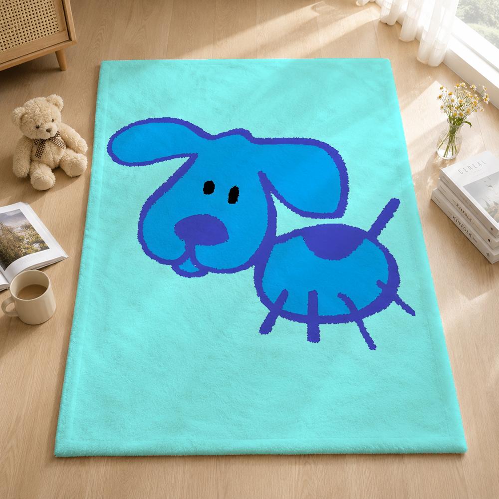 Анимация B-Blue S Clues Пледы Мягкий Теплый Фланелевый Плед Постельное Белье Для Кровати Гостиной Дома Дивана