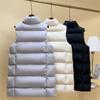 Autumn and Winter New Down Cotton Vest Women's Medium and Long Vest Jacket Bread Jacket Women's Padded Jacket Tide