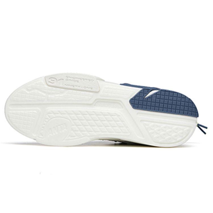 Anta Кроссовки Life Series AT91 с нескользящей подошвой, износостойкие, мужские, серо-черные 112218072-6