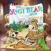 The Yogi Bear Show 2D Flat Pattern Flannel Blanket High quality All Seasons Warmth and Comfort Perfect for Christmas Gifts.MMT0918613