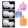 Storage Case with Lid Epoxy Resin Jar Silicone Mold DIY Jewelry Box Mould