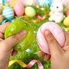 Новая форма Яйцо Мальтоза Игрушка Пасхальная Игрушка-антистресс Эластичный Мячик-антистресс Мягкий Возвратный Веселая Игрушка Подарок