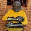 Dark Souls Medieval RPG Броня Шлем Alva Knight Косплей Шлем Перчатки Костюмы на Хэллоуин Необходимые
