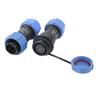 WEIPU SP17 Waterproof IP68 Connector 2 3 4 5 7 9 10 Pin Welding Cable Male Plug Female Socket Adapter Wire to Board Panel Mount
