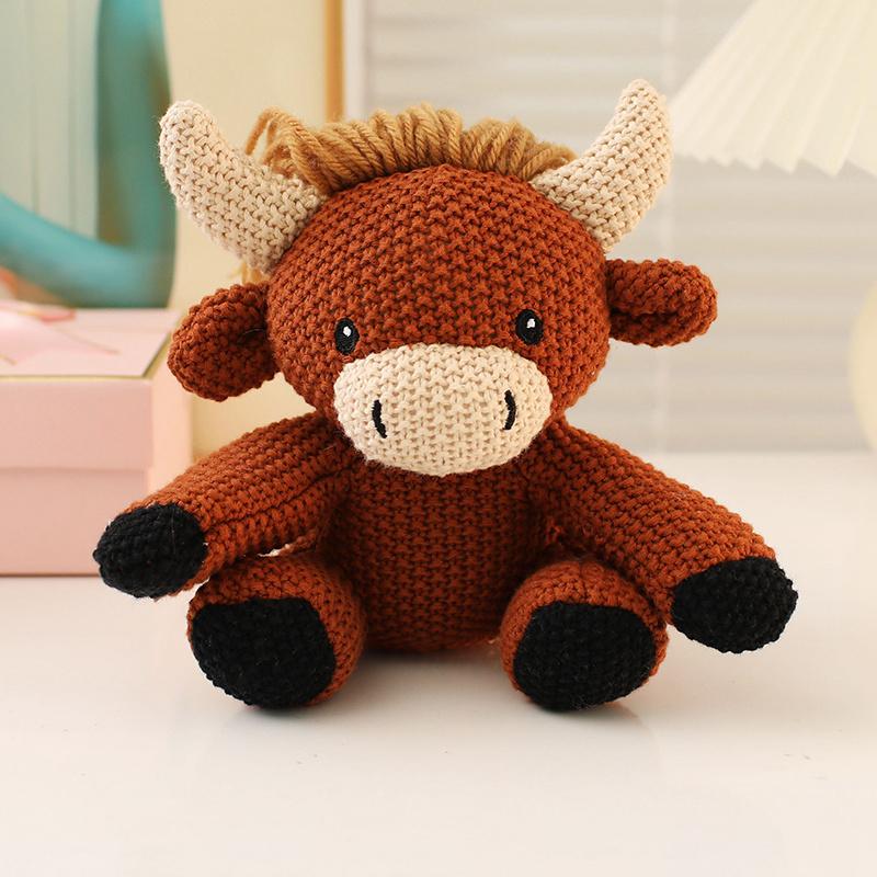 Cotton Rope Cartoon Toy Pp Cotton Stuffed Triceratops Tyrannosaurus Elephant Ocean Animal Plushie Sleeping Companion Gift