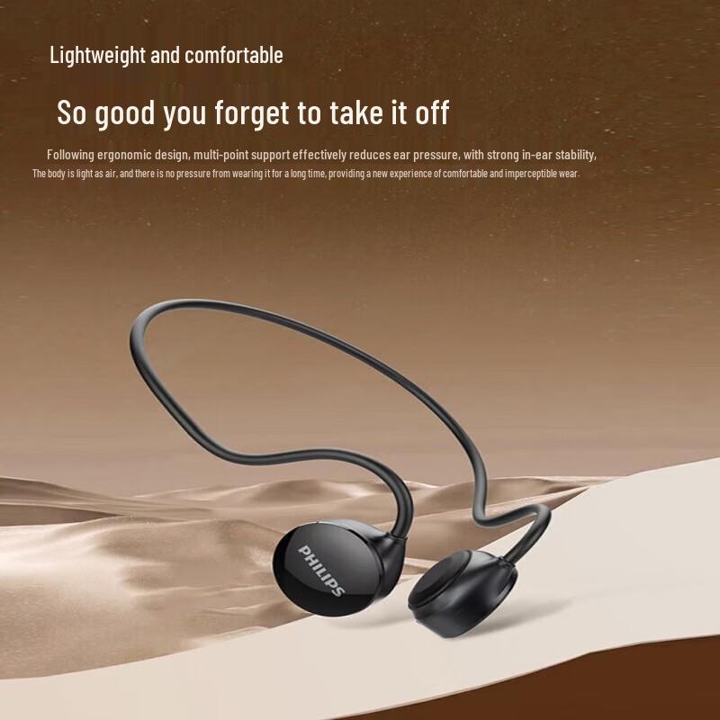 Philips TAA1609 Bluetooth-наушники с костной проводимостью и открытым дизайном