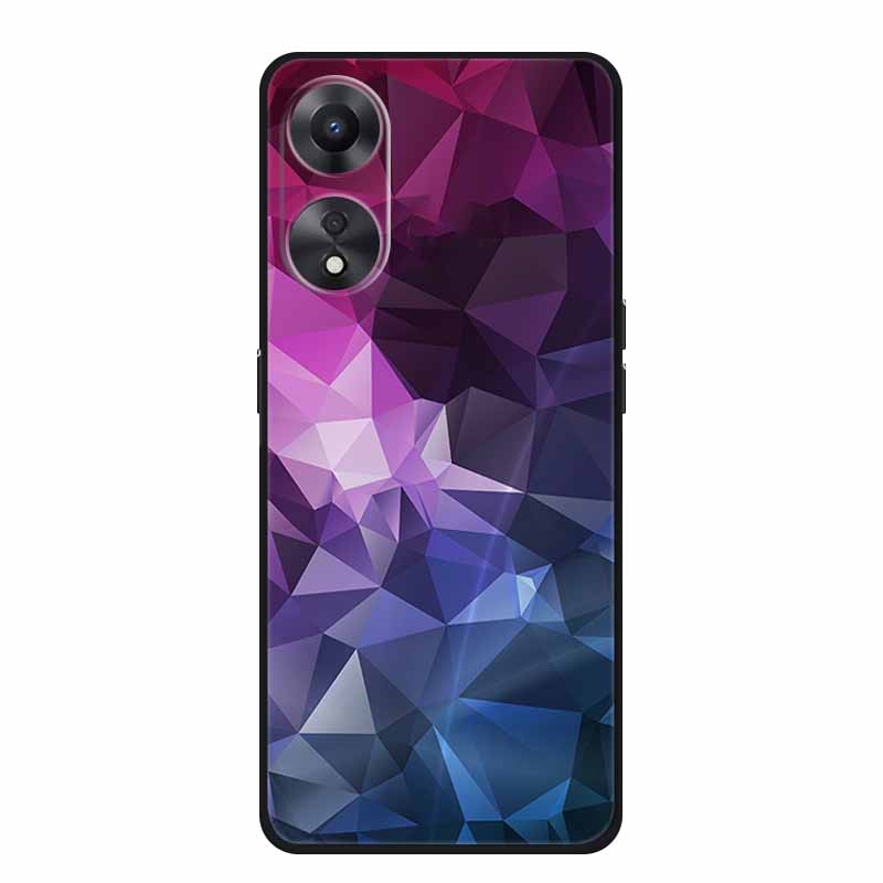 Чехол для OPPO A78 5G Модный силиконовый мягкий ТПУ задняя крышка для Oppo A58 A58X 5G OPPOA78 5G Чехлы для телефонов Ударопрочный CPH2483 Fundas