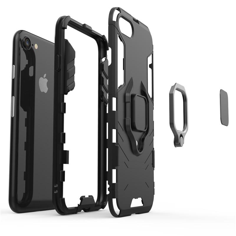 Чехол для нового iPhone SE 2022 для iPhone SE 2022 8 7 6 6s Plus Чехол Противоударная Броня ПК Жесткая Задняя Крышка Телефона для iPhone SE 2022