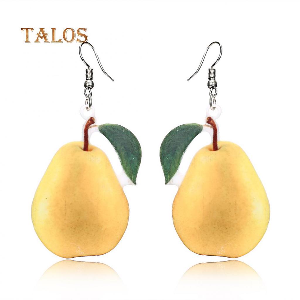 Women Creative Coconut Fresh Fruit Hook Earrings Summer Holiday Party Jewelry Beauty