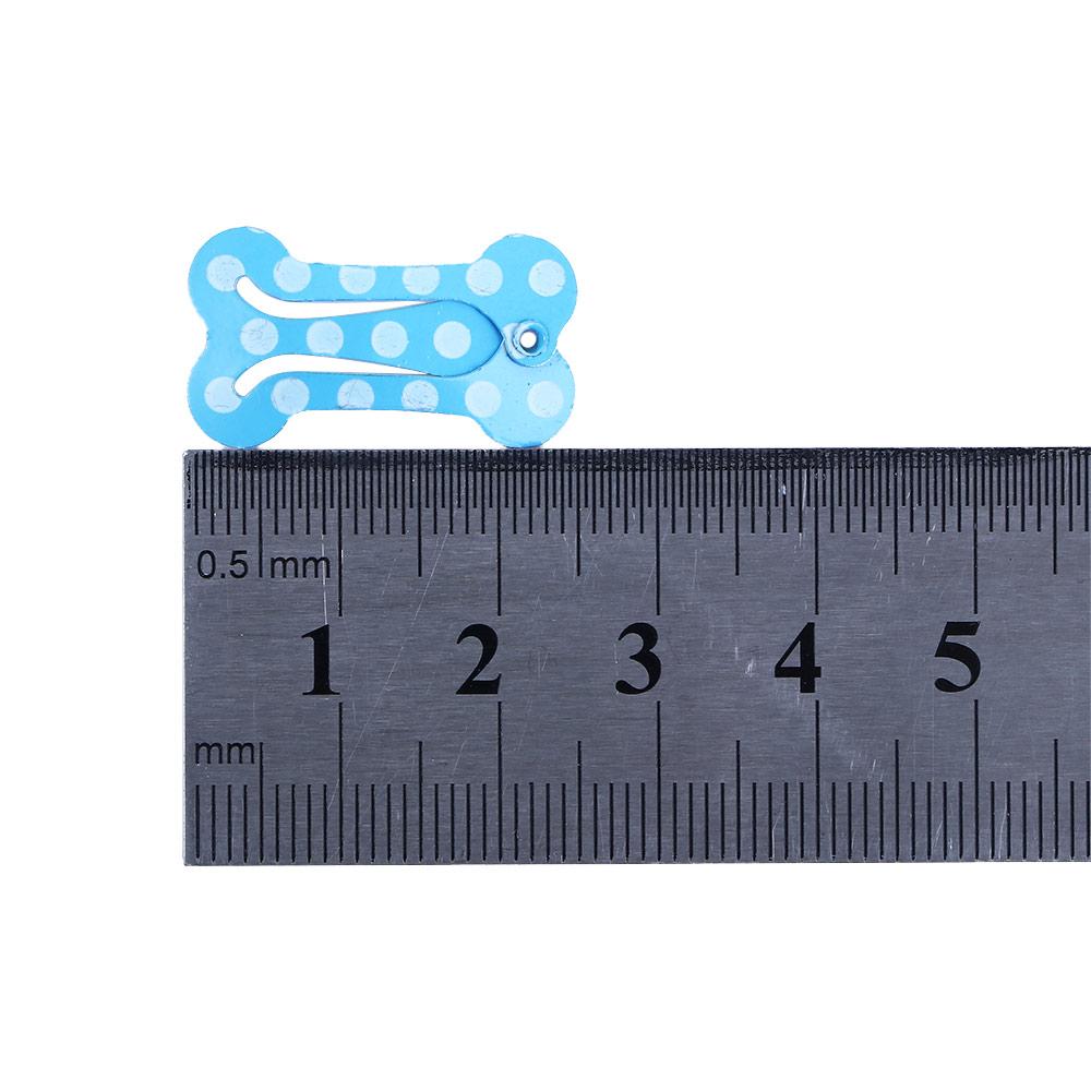 Cute Dot Pattern Bone Shape Puppy Grooming Accessories Dog Supplies Pet Hairpin Dog Hair Clip