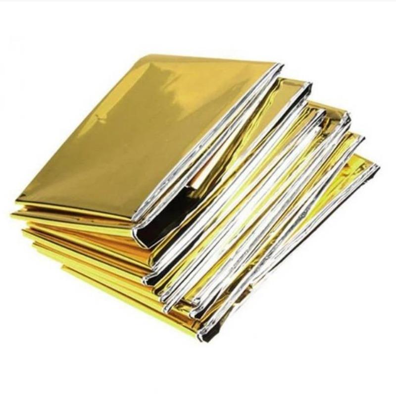 Emergency Mylar Thermal Blankets Space Blanket Survival Kit Camping Blanket Perfect for Outdoors,Hiking,Survival
