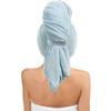 Large Dry Hair Cap Solid Color Quick Drying Turban New Hair Towel Wrap  Bath