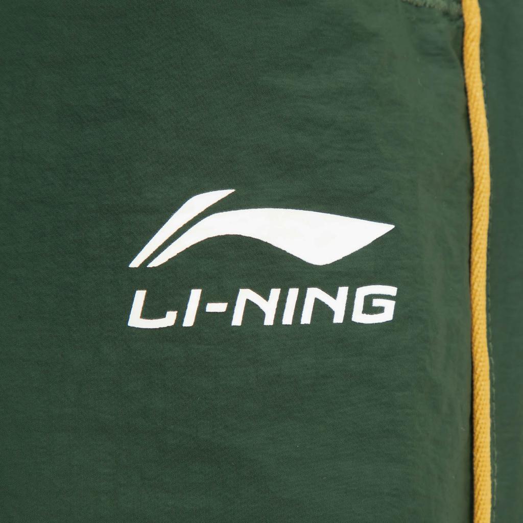 Li-Ning Mid-Rise Fashion Simple Comfortable Straight Leg Color Block Casual Pants Men Bottoms AYKV737-3