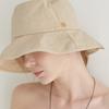 Halden Over Flap Cotton Bucket Hat (C015_beige)