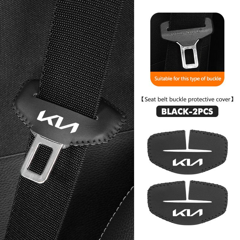 UQQV8 Car Seat Belt Buckle Clip Protector Cover Shoulder Padding Pad For KIA Rio K5 K2 Sportage Ceed Sorento Picanto Stinger Soul