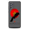 Чехол-паспорт с флагом Марокко для Samsung A24 A12 A14 A32 A50 A70 A20E A20S A10 A10S A22 A30 A40 A34 A54 A42 A52 5G A04s