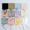 Jewelery Gift Bag Microfiber Jewellry Pouch with Ribbon Envelope Gift Packaging Organizer Bag for Earrings Necklace