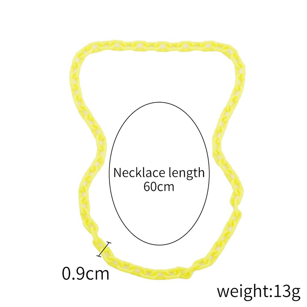 Ожерелье для женщин Аксессуарыins Двухслойная цепочка для свитера Длинный крест Персонализированное акриловое ожерелье Ювелирные изделия Красивое элегантное ожерелье для нее