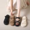 Thick-soled Cool Slippers Women's Summer Outer Wear New Year's New Two Wear with Skirts Fairy Style Pregnant Women Beach Sandals
