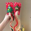 1/2pcs Christmas Tree Festive Hairpin Ornament Dress Up Bow Braid Headband  Daily Use